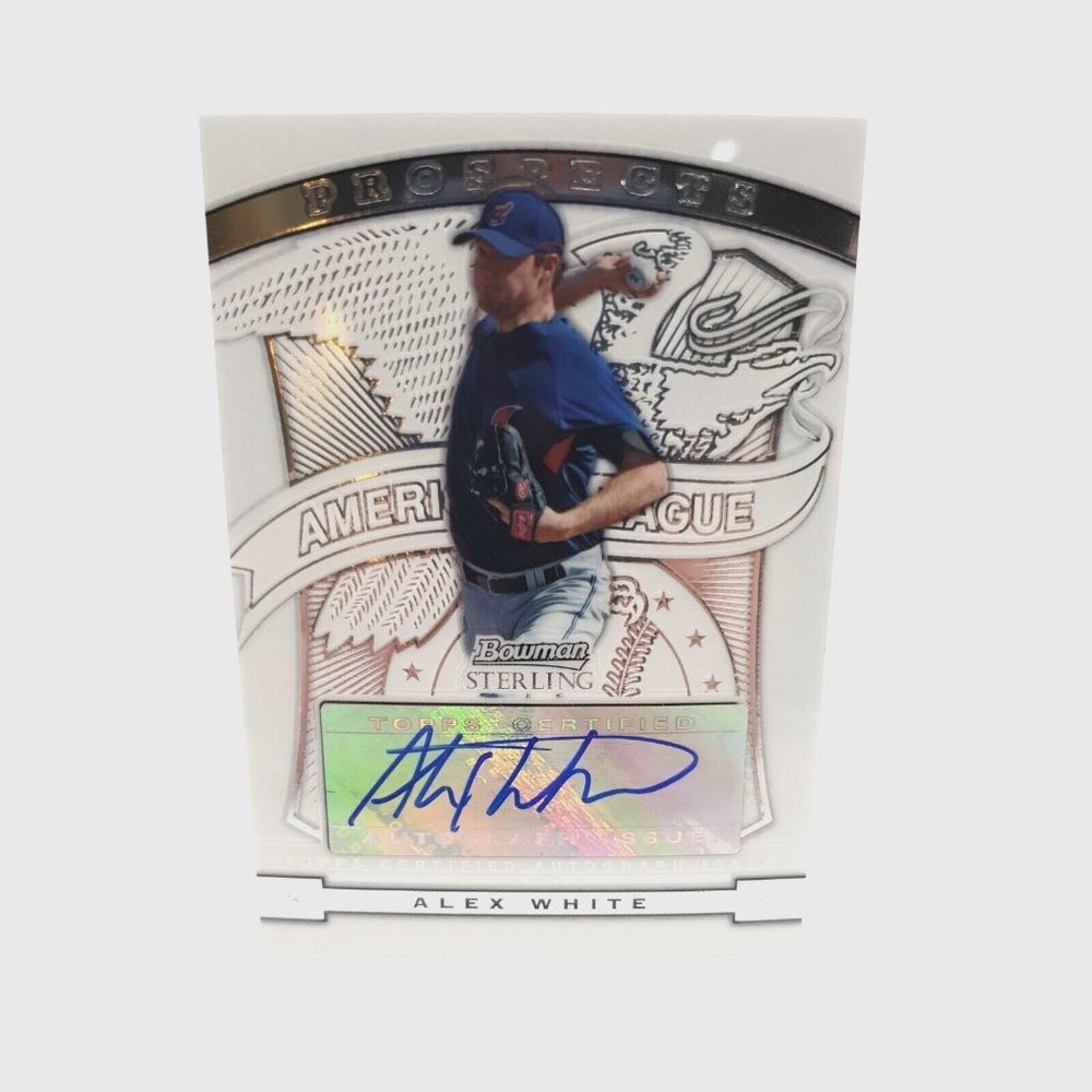Alex White BSP-AW Autograph 2009 Bowman Sterling Prospects Cleveland Indians